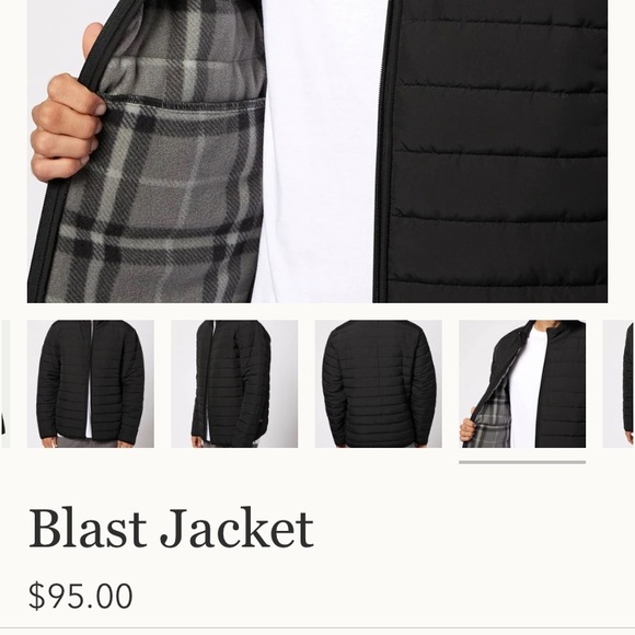 Voyager Mens Polar Fleece lined Puffer Jacket-NWT  Size XL - Picture 10 of 12